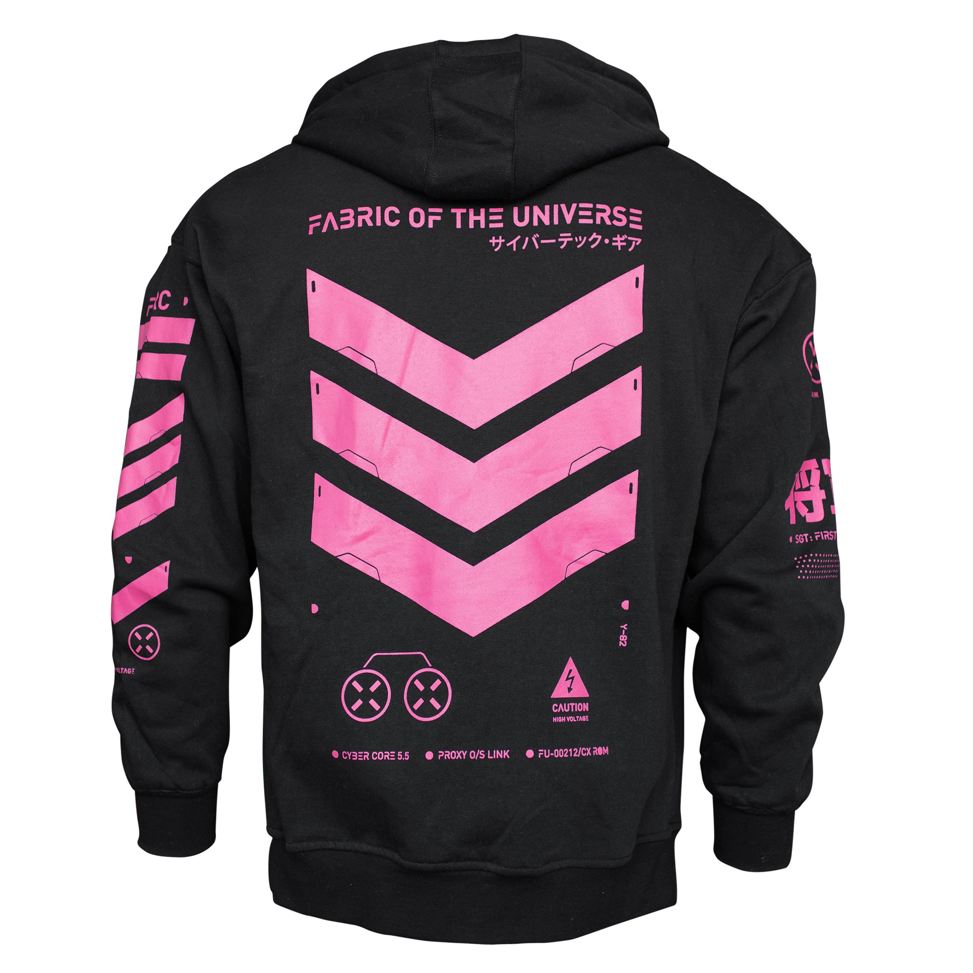 V3-3 Black Pink Hoodie