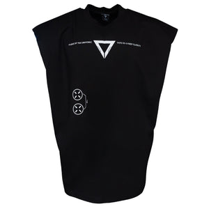 V3-3 Black Oversized Sleeveless T