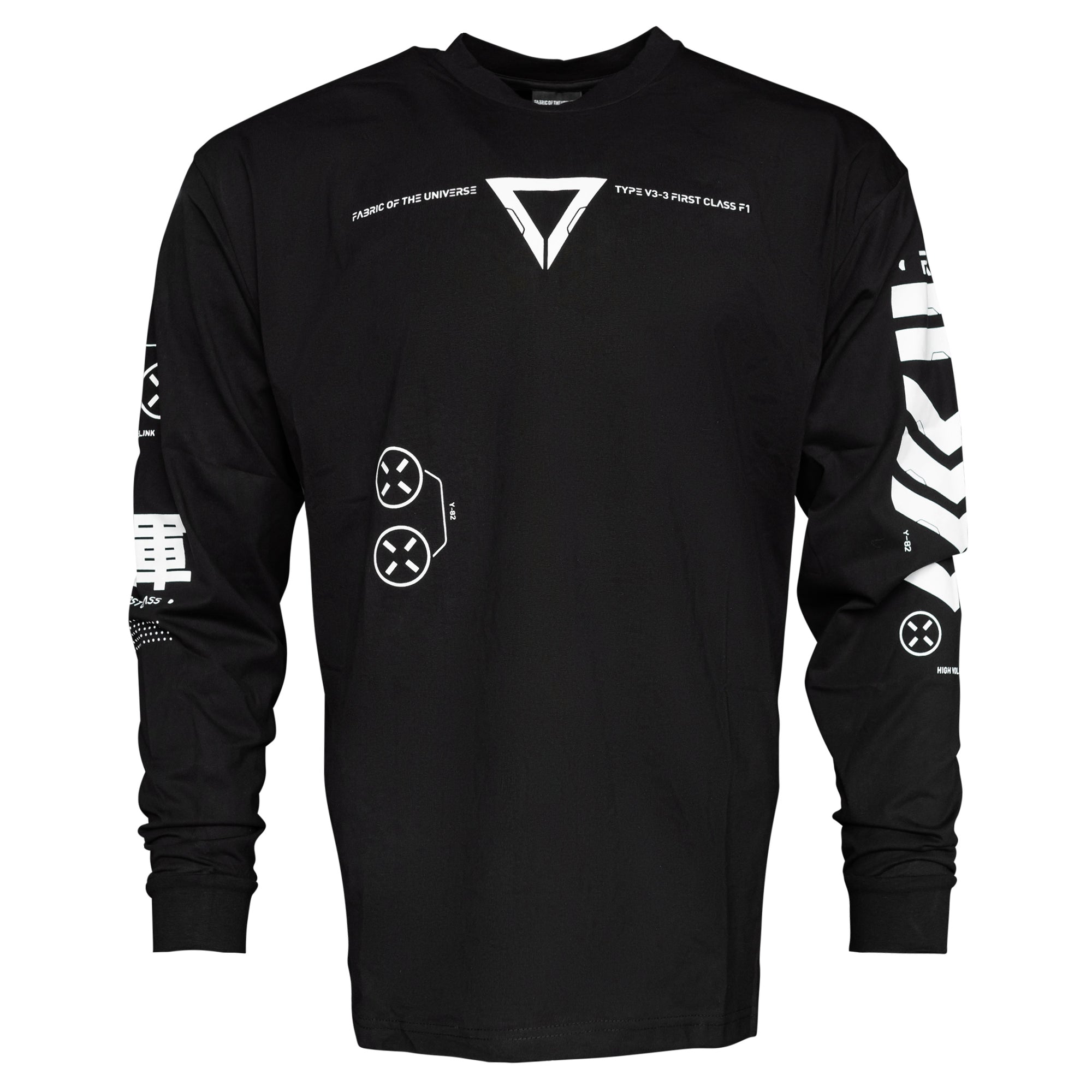 V3-3 Black Long Sleeve T