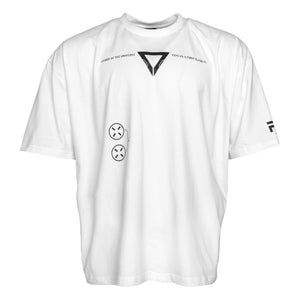 V3-3 White Oversized Short Sleeve T
