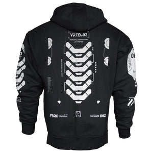 VRTB-02 Black Reflective Hoodie