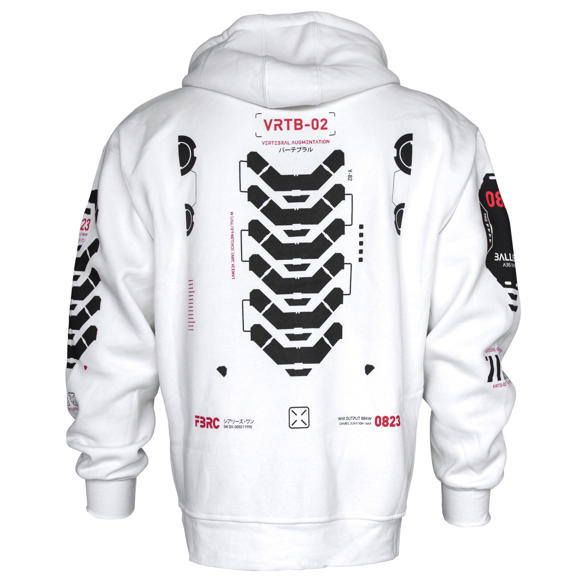 VRTB-02 White Hoodie