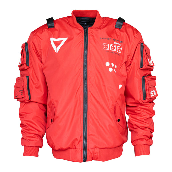 XB-03 Red Bomber Jacket