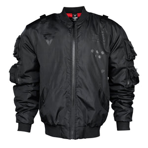 XB-03 Stealth Black Bomber Jacket